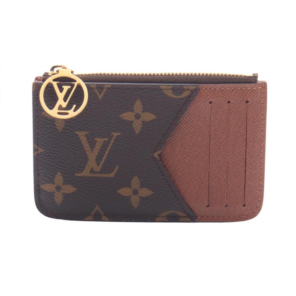 Louis Vuitton Porte Cartes Romy Monogram Wallet/Coin Purse Leather Women's Br...